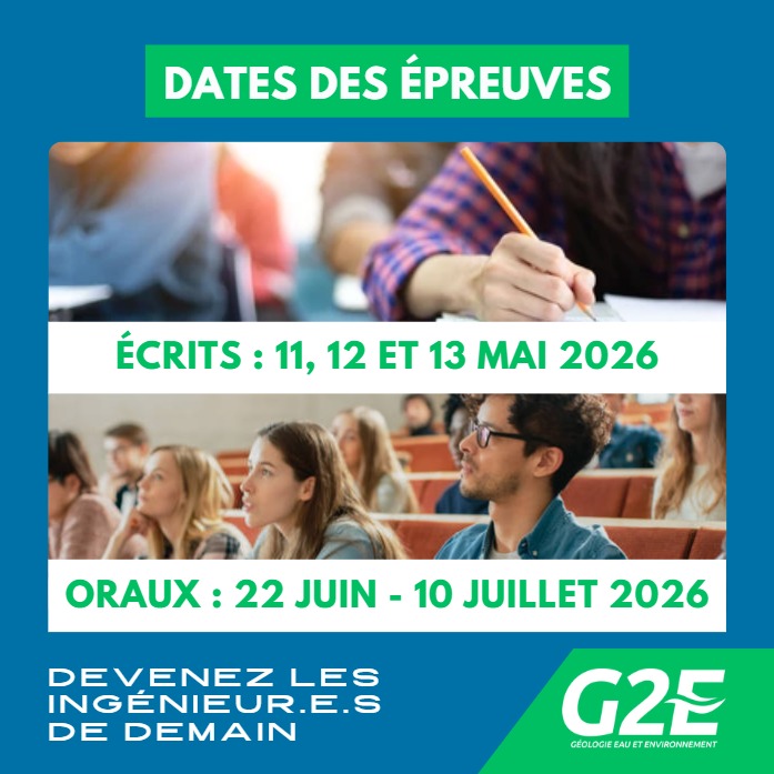 Dates des épreuves 2026